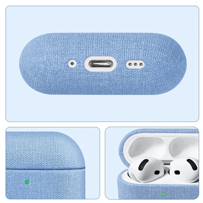 Solid Color Coarse Cloth Patte - огляд і ціна Headphone Case Hard