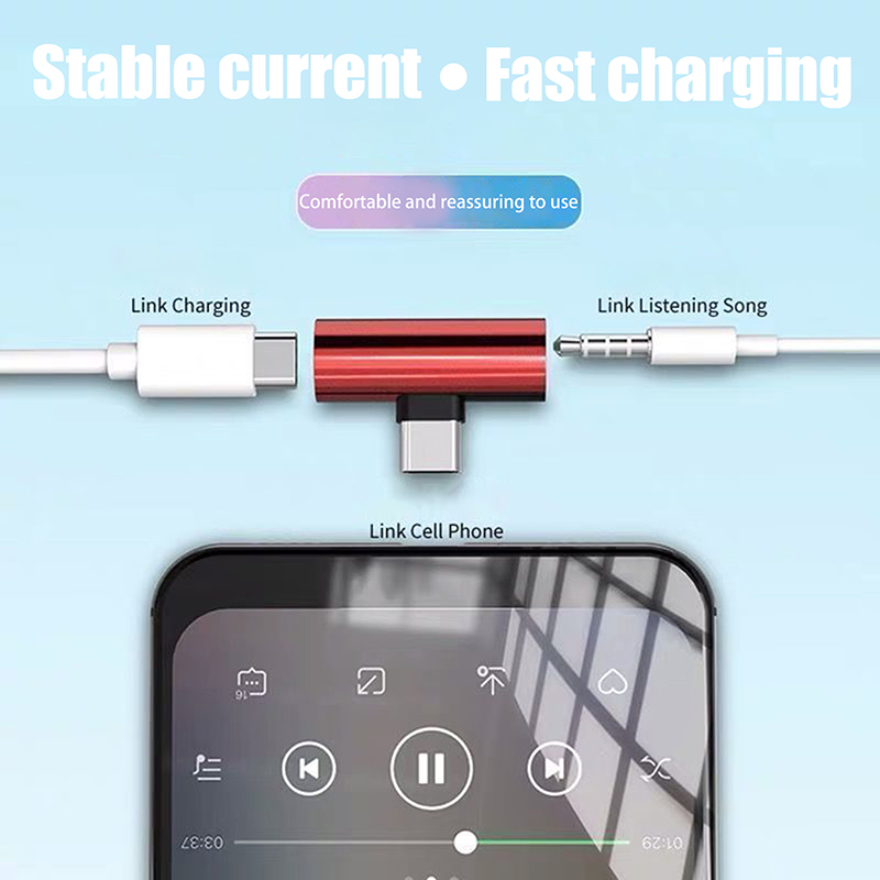 USB Type-C To 3.5 Mm Headphone - огляд і ціна Earphone Splitter Jack