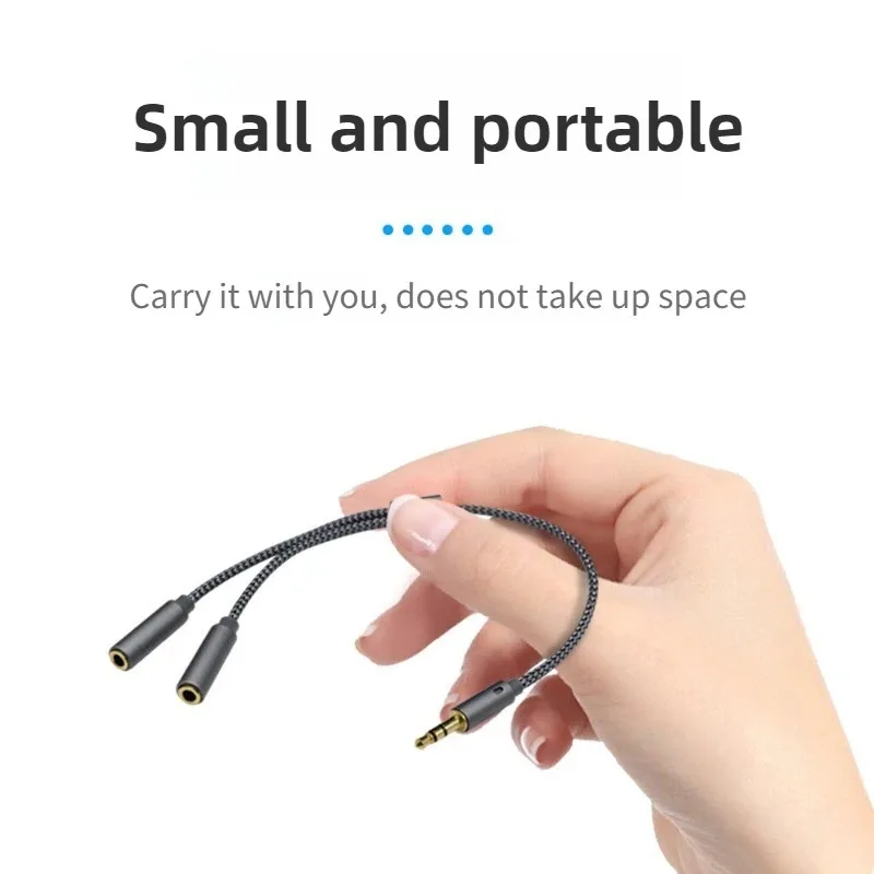 3.5mm Audio Splitter 1 Male To - огляд і ціна Earphone Splitter Jack