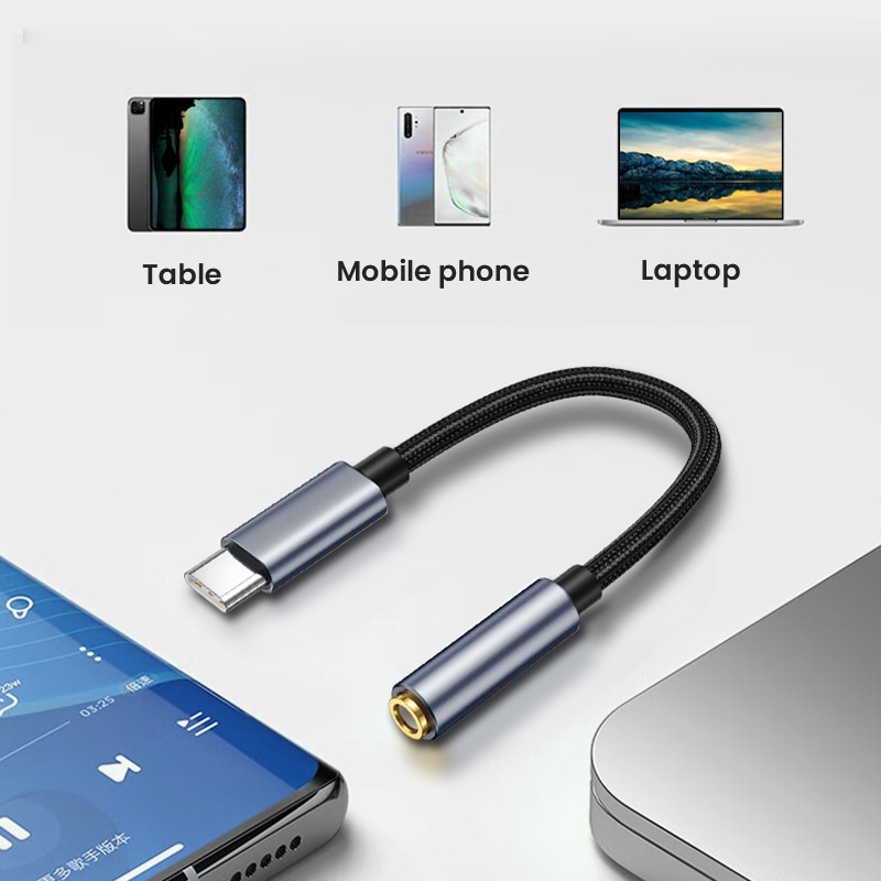 USB C Headphone Jack Adapter S - огляд і ціна Audiophile Headphone Wired